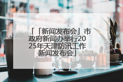 「新闻发布会」市政府新闻办举行2025年天津防汛工作新闻发布会