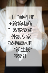 “硬科技+跨境电商”双轮驱动 外籍专家探秘碑林的“逆生长”密码