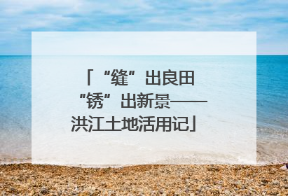 “缝”出良田 “锈”出新景——洪江土地活用记