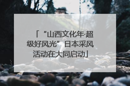 “山西文化年·超级好风光”日本采风活动在大同启动