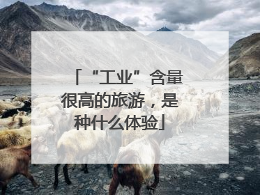 “工业”含量很高的旅游，是种什么体验