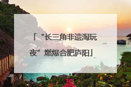 “长三角非遗淘玩夜”燃爆合肥庐阳