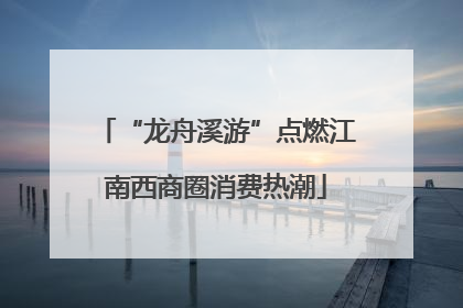 “龙舟溪游”点燃江南西商圈消费热潮