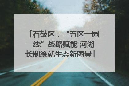 石鼓区：“五区一园一线”战略赋能 河湖长制绘就生态新图景