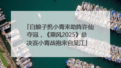 白娘子携小青来助阵许仙夺冠，《乘风2025》总决赛小青战袍来自吴江
