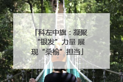 科左中旗：凝聚“银发”力量 展现“桑榆”担当