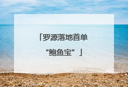 罗源落地首单“鲍鱼宝”