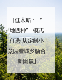 佳木斯：“一地四种” 模式任选 从定制小菜园看城乡融合新图景