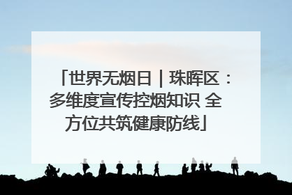 世界无烟日｜珠晖区：多维度宣传控烟知识 全方位共筑健康防线