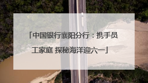 中国银行襄阳分行：携手员工家庭 探秘海洋迎六一