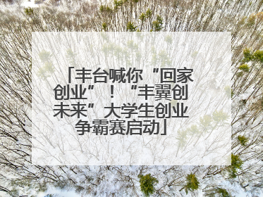 丰台喊你“回家创业”！“丰翼创未来”大学生创业争霸赛启动