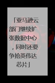 亚马逊云部门继续扩张数据中心，同时还要争抢英伟达芯片