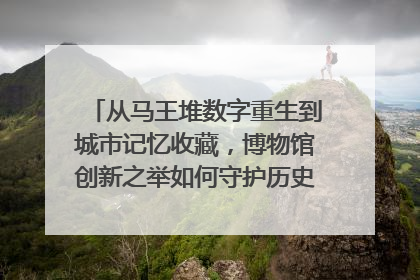 从马王堆数字重生到城市记忆收藏，博物馆创新之举如何守护历史、连接未来？