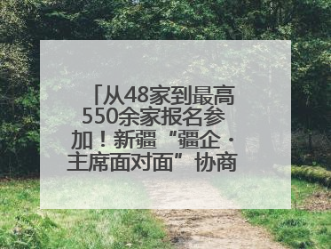 从48家到最高550余家报名参加！新疆“疆企・主席面对面”协商座谈会为何如此受欢迎？