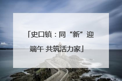 史口镇：同“新”迎端午 共筑活力家