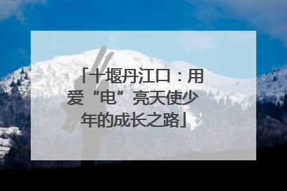 十堰丹江口：用爱“电”亮天使少年的成长之路