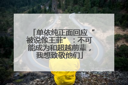 单依纯正面回应“被说像王菲”：不可能成为和超越前辈，我想致敬他们