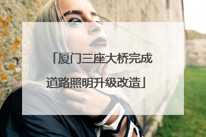 厦门三座大桥完成道路照明升级改造
