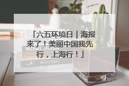 六五环境日｜海报来了！美丽中国我先行，上海行！