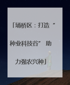 埇桥区：打造“种业科技谷” 助力强农兴种