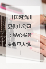国网潢川县供电公司：贴心服务麦收电无忧