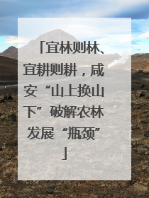 宜林则林、宜耕则耕，咸安“山上换山下”破解农林发展“瓶颈”