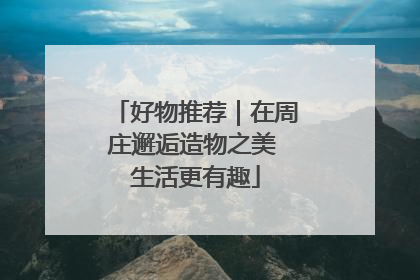 好物推荐｜在周庄邂逅造物之美 生活更有趣