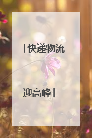 快递物流迎高峰