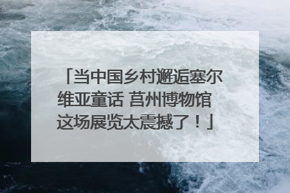 当中国乡村邂逅塞尔维亚童话 莒州博物馆这场展览太震撼了！