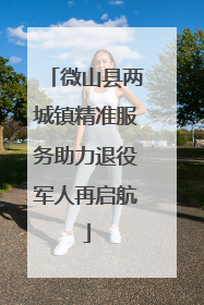 微山县两城镇精准服务助力退役军人再启航