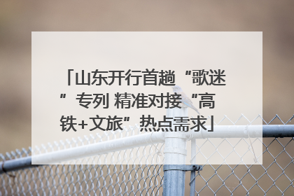 山东开行首趟“歌迷”专列 精准对接“高铁+文旅”热点需求