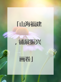 山海福建，铺展振兴画卷