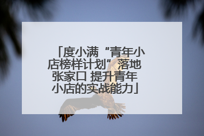 度小满“青年小店榜样计划”落地张家口 提升青年小店的实战能力