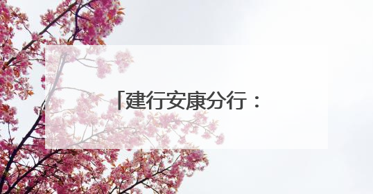 建行安康分行：社银联动聚合力 多维服务惠民生