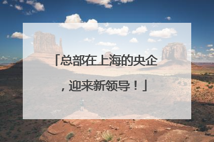 总部在上海的央企，迎来新领导！
