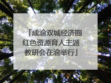 成渝双城经济圈红色资源育人主题教研会在渝举行