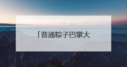 普通粽子巴掌大，“横县大粽”却像个巨无霸！