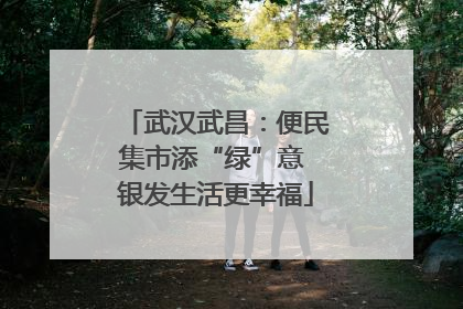 武汉武昌：便民集市添“绿”意 银发生活更幸福