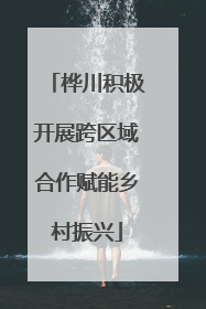 桦川积极开展跨区域合作赋能乡村振兴