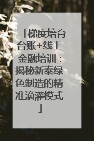 梯度培育台账+线上金融培训：揭秘新泰绿色制造的精准滴灌模式