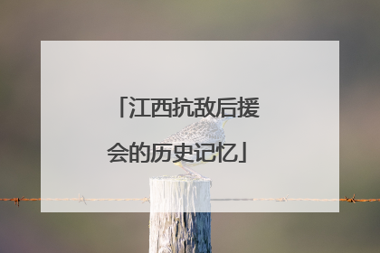 江西抗敌后援会的历史记忆