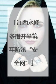江西永修多措并举筑牢防汛“安全网”