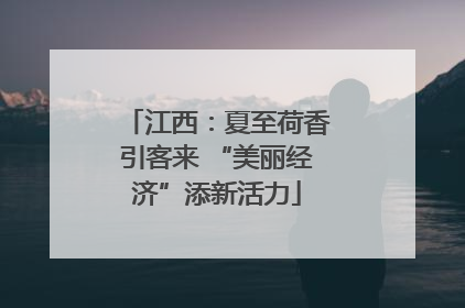 江西：夏至荷香引客来 “美丽经济”添新活力