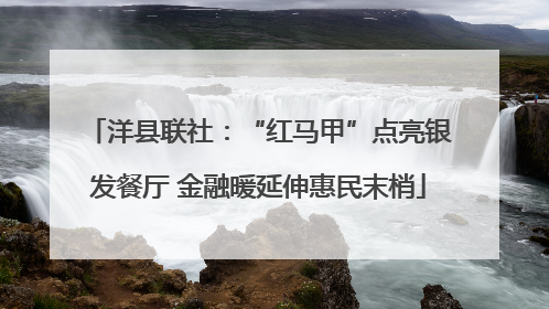 洋县联社：“红马甲”点亮银发餐厅 金融暖延伸惠民末梢