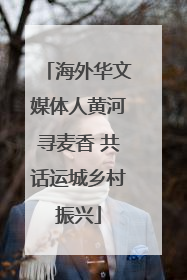 海外华文媒体人黄河寻麦香 共话运城乡村振兴