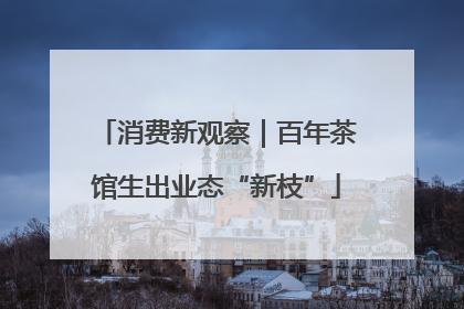 消费新观察｜百年茶馆生出业态“新枝”