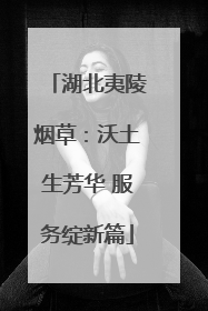 湖北夷陵烟草：沃土生芳华 服务绽新篇