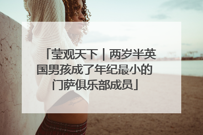 莹观天下｜两岁半英国男孩成了年纪最小的门萨俱乐部成员