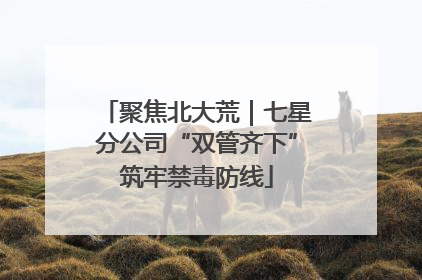 聚焦北大荒｜七星分公司“双管齐下”筑牢禁毒防线