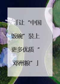 让“中国饭碗”装上更多优质“邓州粮”